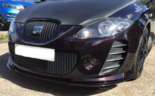 Seat Leon 2005-2012 Przedni splitter DPT (do Cupra, czarny połysk) zdjęcia 2