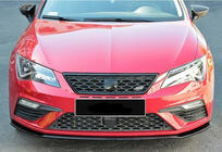 Seat Leon 2013-2020 Przedni splitter DPT (Cupra, 2017-2020, czarny połysk) zdjęcia 2