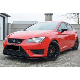 Przedni splitter DPT (Cupra, 2013-2016, Czarny Połysk) Seat Leon 2013-2020 zdjęcia 2