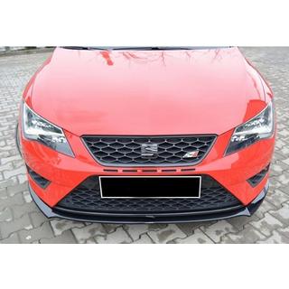 Przedni splitter DPT (Cupra, 2013-2016, Czarny Połysk) Seat Leon 2013-2020 zdjęcia 3