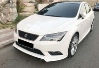 Seat Leon 2013-2020 Przedni splitter DPT V-1 (2013-2016, do lakierowania) zdjęcia 3