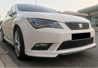 Seat Leon 2013-2020 Przedni splitter DPT V-1 (2013-2016, do lakierowania) zdjęcia 1