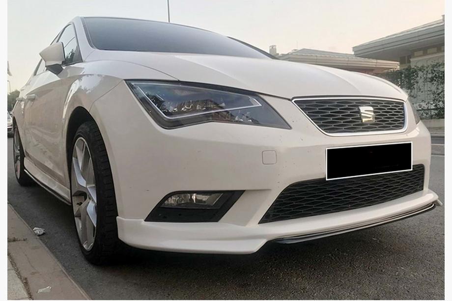 Seat Leon 2013-2020 Przedni splitter DPT V-1 (2013-2016, do lakierowania) Image