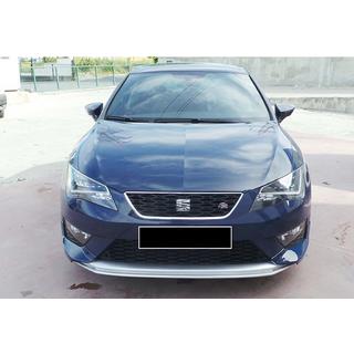Przedni splitter DPT V-2 (2013-2016, Czarny Połysk) Seat Leon 2013-2020 zdjęcia 1