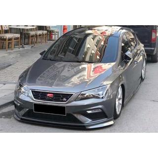 Przedni splitter DPT V-2 (2017-2020, Czarny Połysk) Seat Leon 2013-2020 zdjęcia 2