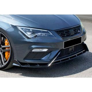 Przedni splitter DPT V-3 (2017-2020, Czarny Połysk) Seat Leon 2013-2020 zdjęcia 4
