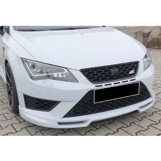 Przedni splitter DPT V-5 (2017-2020, Czarny Połysk) Seat Leon 2013-2020 zdjęcia 1