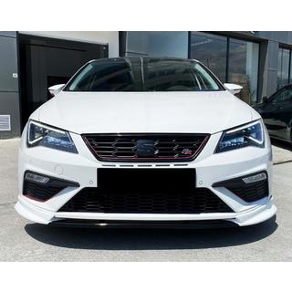 Przedni splitter DPT V-3 (2013-2016, Czarny Połysk) Seat Leon 2013-2020 zdjęcia 2