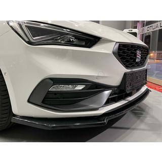 Przedni splitter DPT V-2 (Czarny Połysk) Seat Leon 2020- zdjęcia 1