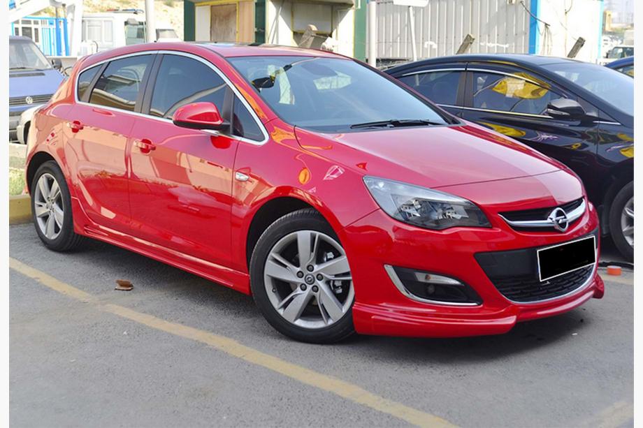 Opel Astra J 2009-2015 Przedni splitter DPT V-3 (Pod lakierowanie) Image