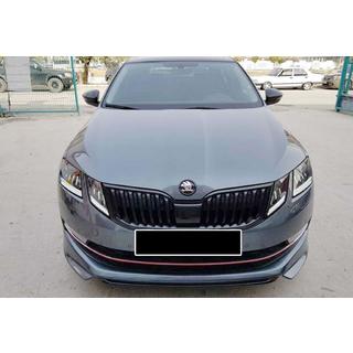 Przedni splitter DPT V-1 (2017-2019, do lakierowania) Skoda Octavia III A7 2013-2019 zdjęcia 2