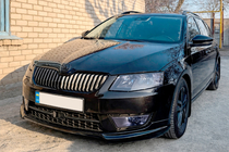 Skoda Octavia III A7 2013-2019 Przedni splitter DPT V-1 (2013-2017, do lakierowania) zdjęcia 1