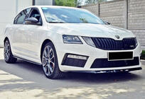 Skoda Octavia III A7 2013-2019 Przedni splitter DPT V-3 (2013-2017 RS, Czarny Połysk) zdjęcia 2