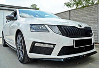 Skoda Octavia III A7 2013-2019 Przedni splitter DPT V-3 (2013-2017 RS, Czarny Połysk) zdjęcia 5