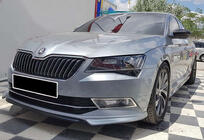 Skoda Superb 2015-2024 Przedni splitter DPT V-1 (2015-2020, Czarny Połysk) zdjęcia 4
