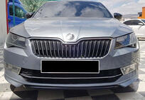 Skoda Superb 2015-2024 Przedni splitter DPT V-1 (2015-2020, Czarny Połysk) zdjęcia 3