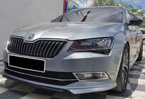 Skoda Superb 2015-2024 Przedni splitter DPT V-1 (2015-2020, Czarny Połysk) zdjęcia 1