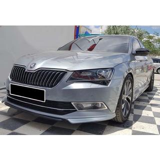 Przedni splitter DPT V-1 (2015-2020, Czarny Połysk) Skoda Superb 2015-2024 zdjęcia 4