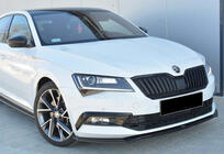 Skoda Superb 2015-2024 Przedni splitter DPT V-2 (2015-2020, Czarny Połysk) zdjęcia 6