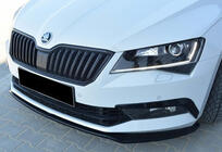 Skoda Superb 2015-2024 Przedni splitter DPT V-2 (2015-2020, Czarny Połysk) zdjęcia 2