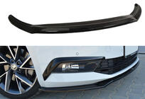 Skoda Superb 2015-2024 Przedni splitter DPT V-2 (2015-2020, Czarny Połysk) zdjęcia 1
