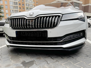 Skoda Superb 2015-2024 Przedni splitter DPT V-2 (2015-2020, Czarny Połysk) zdjęcia 8