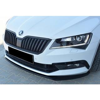 Przedni splitter DPT V-2 (2015-2020, Czarny Połysk) Skoda Superb 2015-2024 zdjęcia 2