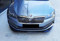 Skoda Superb 2015-2024 Przedni splitter DPT V-3 (2015-2020, Czarny Połysk) zdjęcia 2