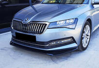 Skoda Superb 2015-2024 Przedni splitter DPT V-3 (2015-2020, Czarny Połysk) zdjęcia 1