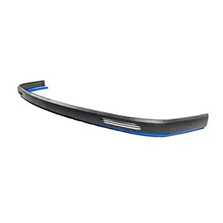Uniwersalna dokładka przedniego zderzaka DPT Blue V-1 (ABS, czarny połysk) zdjęcia 1