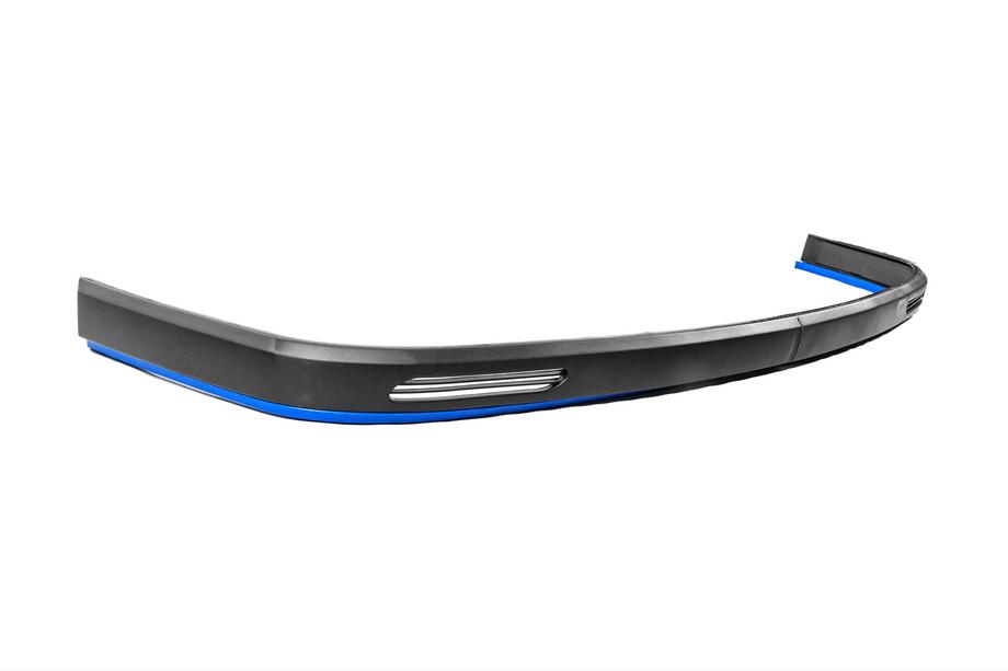 Uniwersalna dokładka przedniego zderzaka DPT Blue V-1 (ABS, czarny połysk) Zdjęcia 3