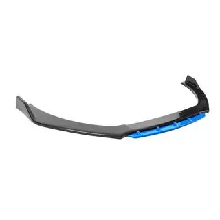 Uniwersalna dokładka przedniego zderzaka DPT Blue V-2 (ABS, czarny połysk) zdjęcia 4