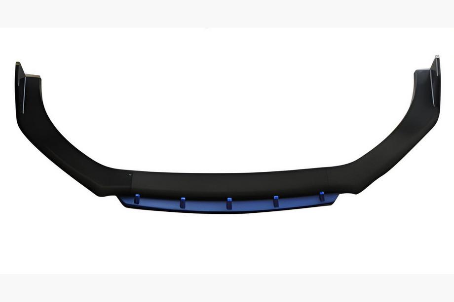 Uniwersalna dokładka przedniego zderzaka DPT Blue V-2 (ABS, czarny połysk) Image