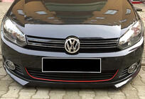 Volkswagen Golf 6 2008-2014 Przedni splitter DPT V-2 (podkład do malowania) zdjęcia 1