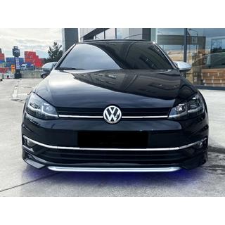 Przedni splitter DPT V-1 (do zderzaka OEM, 2017-2019, podkład do lakierowania) Volkswagen Golf 7/E-Golf 2012-2020 zdjęcia 2