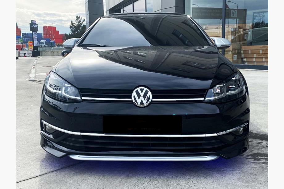 Volkswagen Golf 7/E-Golf 2012-2020 Przedni splitter DPT V-1 (do zderzaka OEM, 2017-2019, podkład do lakierowania) Zdjęcia 2