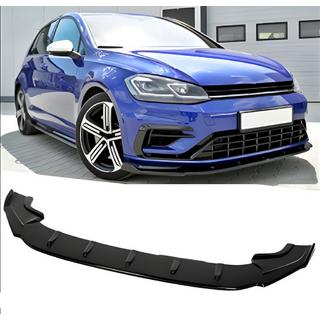 Dokladka przednia DPT V-4 (do R / R-Line HB, 2017-2019, czarny polysk) Volkswagen Golf 7/E-Golf 2012-2020 zdjęcia 1