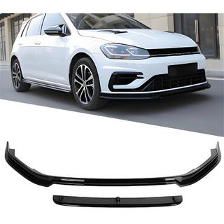 Przedni splitter DPT V-5 (do R / R-Line HB, 2017-2019, czarny połysk) Volkswagen Golf 7/E-Golf 2012-2020
