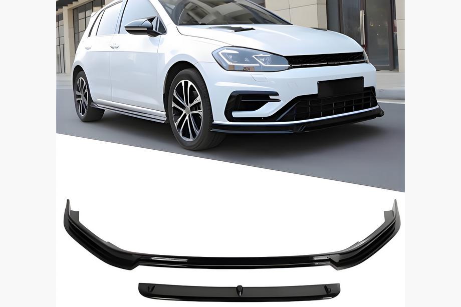Volkswagen Golf 7/E-Golf 2012-2020 Przedni splitter DPT V-5 (do R / R-Line HB, 2017-2019, czarny połysk) Image