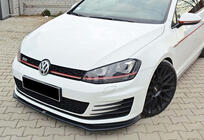 Volkswagen Golf 7/E-Golf 2012-2020 Przedni splitter DPT V-2 (do GTI, 2012-2017, czarny połysk) zdjęcia 5