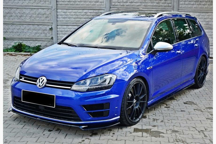 Volkswagen Golf 7/E-Golf 2012-2020 Przedni splitter DPT V-2 (do R / R-Line HB, 2012-2017, czarny połysk) Image