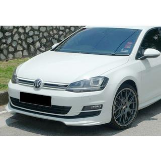 Przedni splitter DPT V-5 (do zderzaka OEM, 2012-2017, czarny połysk) Volkswagen Golf 7/E-Golf 2012-2020 zdjęcia 1