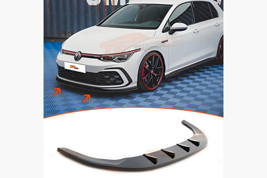 Volkswagen Golf 8 2019- Przedni splitter DPT (do GTI, czarny połysk) Image