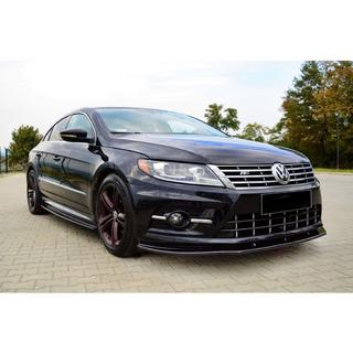Przedni splitter DPT (do R-Line, 2008-2011, czarny połysk) Volkswagen Passat СС 2008-2017 zdjęcia 2