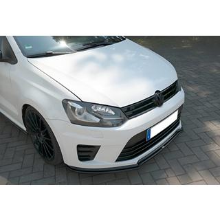 Przedni splitter DPT V-1 (Czarny Połysk) Volkswagen Polo 2010-2017