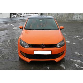 Przedni Lip DPT (2009-2013, Czarny Połysk) Volkswagen Polo 2010-2017