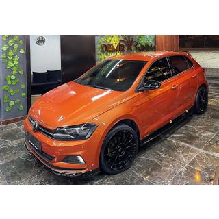Przedni splitter DPT V-1 (Czarny Połysk) Volkswagen Polo 2017-