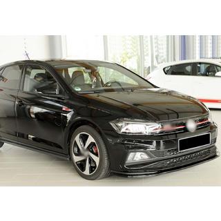 Przedni splitter DPT V-1 (do GTI, Czarny Połysk) Volkswagen Polo 2017- zdjęcia 4