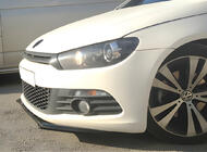 Volkswagen Scirocco 2008-2017 Przedni Lip DPT (2008-2017, Czarny Połysk) zdjęcia 1