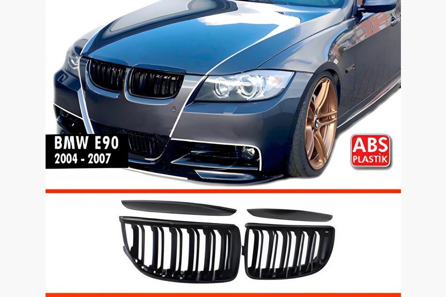 BMW 3 Series E90/E91 2005-2011 Nerki M-Look (do E-90/91, 2005-2008, Czarny Połysk) Zdjęcia 6